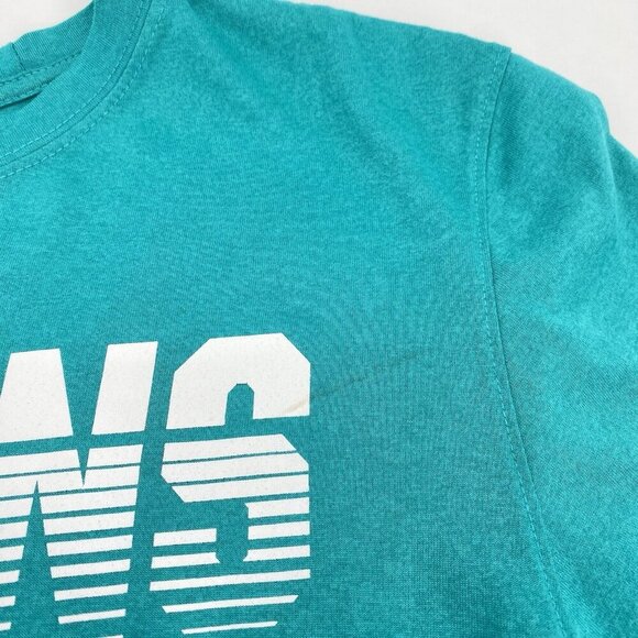 MIAMI DOLPHINS TEAM ISSUED ON FIELD AQUA DRI-FIT SHIRT SIZE LARGE - Picture 7 of 10